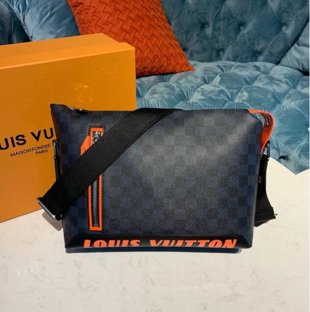 ルイヴィトン LOUISVUITTON  057-N40159 2019年最新入荷 ディスカバー メッセンジャーバッグ 斜め掛け ショルダーバッグ ビジネス ダミエコバルトレース