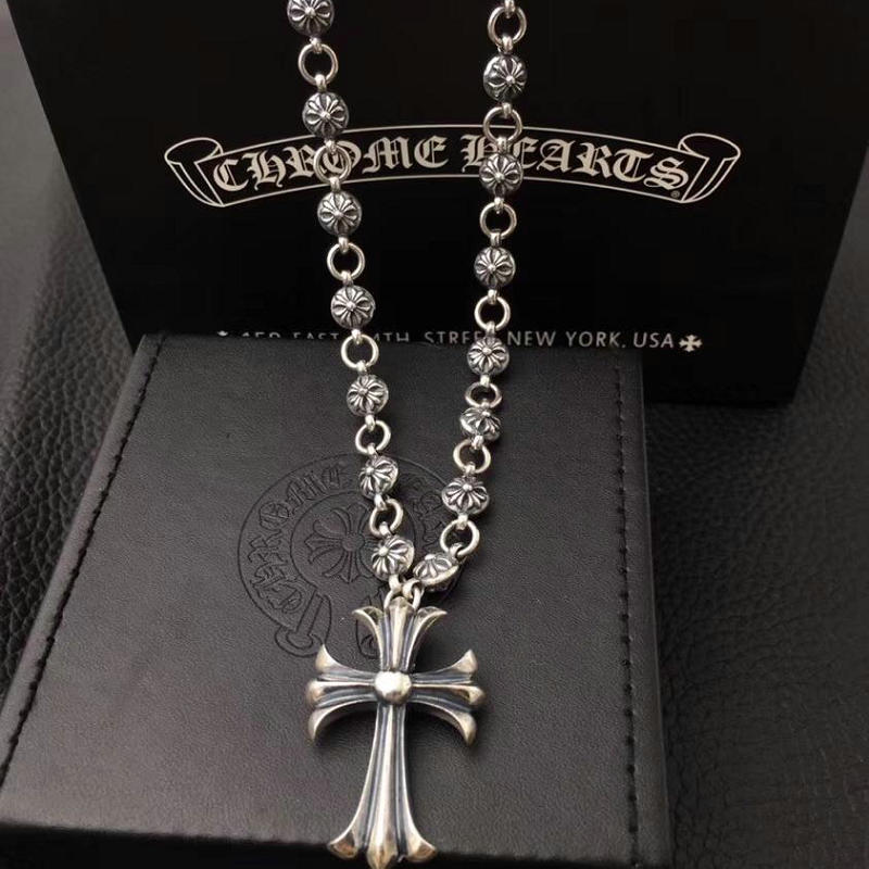 クロムハーツ Chrome Hearts  YXBL-CMXL19007 2019年最新作 ネックレス 十字架 ペンダント ロングチェーン アクセサリー ギフト プレゼント