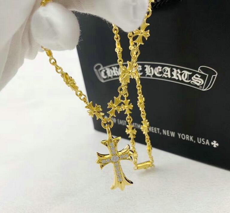 クロムハーツ Chrome Hearts  YXBL-CMXL19016 2019年最新作 ネックレス 十字架 ペンダント アクセサリー ギフト プレゼント