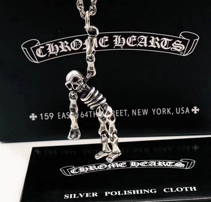 クロムハーツ Chrome Hearts YXBL-CMXL19011  2019年最新作 ネックレス スケルトン ペンダント チェーン アクセサリー ギフト プレゼント