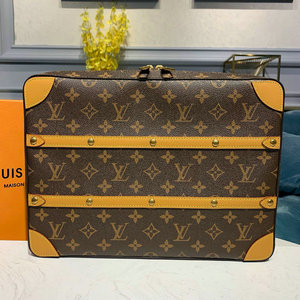 商品名称：ルイヴィトン LOUISVUITTON  057-M44754 2019年最新入荷 ソフトトランク メッセンジャー MM 斜め掛け ショルダーバッグ モノグラムキャンパス
