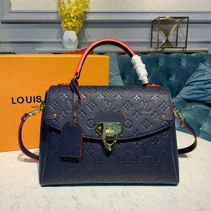商品名称：ルイヴィトン LOUISVUITTON  057-M53945 2019年最新入荷 ジョルジュ MM トップハンドルバッグ トートバッグ 2way ショルダーバッグ モノグラムアンプラント
