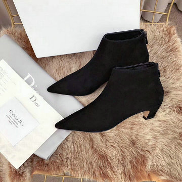 クリスチャンディオール CHRISTIAN DIOR  26-CDJ20017 2020年秋冬最新入荷 アンクルブーツ ローヒールシューズ レディース 靴 ウィメンズ カジュアルシューズ スエード