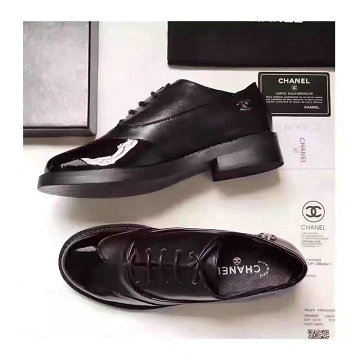 シャネル CHANEL  26-CHJ20024 2020年秋冬最新入荷 スニーカー レディース レースアップシューズ レザーシューズ 皮靴