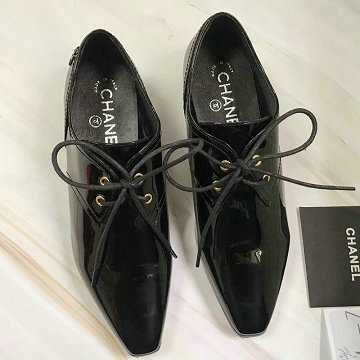 シャネル CHANEL  26-CHJ20026 2020年秋冬最新入荷 ブローグシューズ レースアップ スニーカー レディース レザーシューズ 皮靴