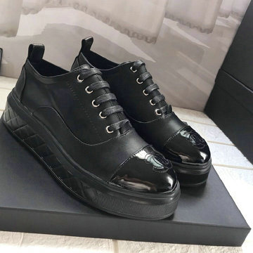 シャネル CHANEL  26-CHJ20027 2020年秋冬最新入荷 レースアップシューズ スニーカー レディースシューズ 厚底