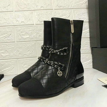 商品名称：シャネル CHANEL  26-CHJ20029 2020年秋冬最新入荷 ハイブーツ ジッピー ミドルブーツ レディースシューズ 靴 通勤 通学