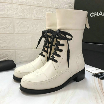 商品名称：シャネル CHANEL 26-CHJ20032j 2020年秋冬最新入荷 ハイブーツ レースアップ ミドルブーツ レディースシューズ 靴 通勤 通学