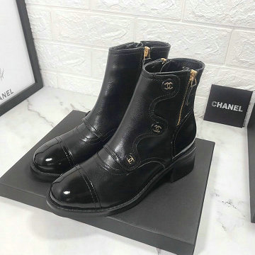 シャネル CHANEL 26-CHJ20035  2020年秋冬最新入荷 ハイブーツ レースアップ ミドルブーツ レディースシューズ 靴 通勤 通学