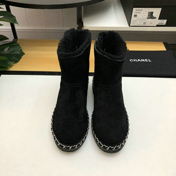 シャネル CHANEL 26-CHJ20037 2020年秋冬最新入荷 スノーブーツ ミドルブーツ レディースシューズ 靴 通勤 通学