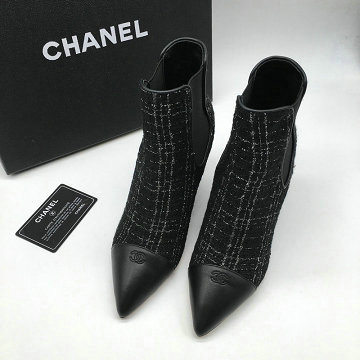 商品名称：シャネル CHANEL 2020年秋冬最新入荷 ショートブーツ ウェッジソール シューズ レディースシューズ とんがりとう 靴 カジュアルシューズ ウィメンズ 通学 通勤