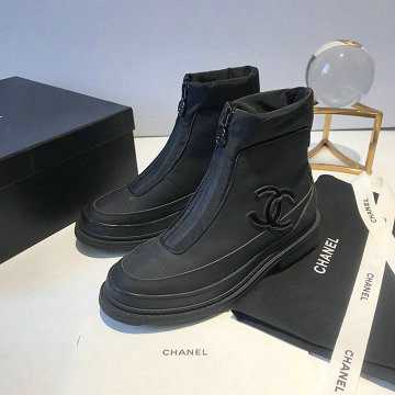 シャネル CHANEL  26-CHJ20062 2020年秋冬最新入荷 ショートブーツ ダウンブーツ レディースシューズ ウール付き ジッピー 靴 秋冬 カジュアルシューズ