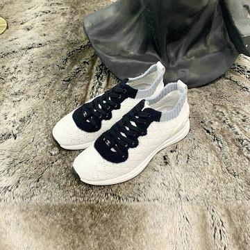シャネル CHANEL  26-CHJ20063 2020年秋冬最新入荷 スニーカー レースアップシューズ ウールシューズ レディース 靴 ニット スポーツシューズ