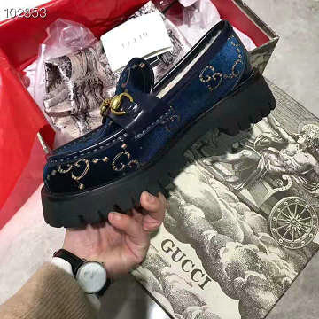 商品名称：グッチ GUCCI  26-GGJ20026 2020年秋冬最新入荷 ローファーシューズ レディースシューズ ローヒールシューズ 靴 スエード