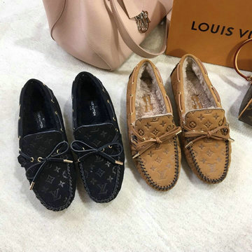 ルイヴィトン LOUISVUITTON  26-LVJ20016 2020年秋冬最新入荷 ローファーシューズ レディースシューズ フラットシューズ 靴 レザー とうとうシューズ