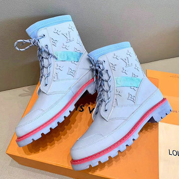 商品名称：ルイヴィトン LOUISVUITTON  26-LVJ20029 2020年秋冬最新入 マーティンブーツ ショートブーツ レースアップブーツ レディースシューズ 靴 カーフレザー
