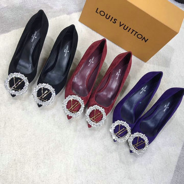 商品名称：ルイヴィトン LOUISVUITTON  26-LVJ20023 2020年秋冬最新入荷 マドレーヌ ライン パンプス ハイヒールシューズ ピンヒール レディースシューズ 靴 スエード