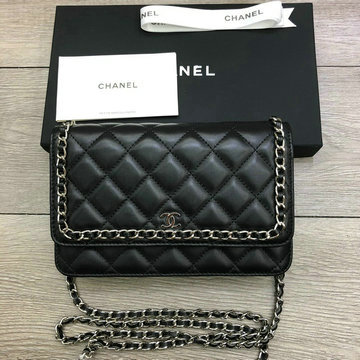 商品名称：シャネル CHANEL JS-CH6856K  2019年最新入荷 WOC フラップバッグ 斜めがけ ショルダーバッグ チェーン レディースかばん ラムスキン