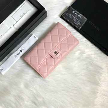シャネル CHANEL JS-CH31506YF 2019年最新入荷 3つ折り長財布 ロングウォレット 札入れ カードケース