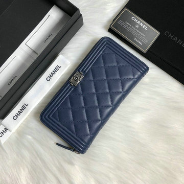 シャネル CHANEL  JS-CH80288YL 2019年最新入荷 ジッピーウォレット ファスナー長財布 ラムスキン 小銭入れ 札入れ カード入れ