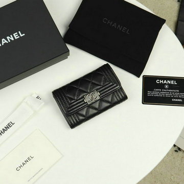 商品名称：シャネル CHANEL JS-CH80603QKY  2019年最新入荷 フラップ 二つ折り短財布 小銭入れ コインケース レザー