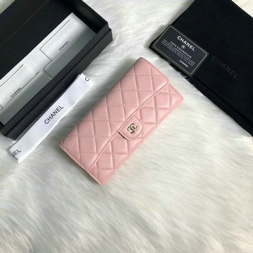 商品名称：シャネル CHANEL JS-CH80758JF 2019年最新入荷 cf フラップ 二つ折り長財布 ロングウォレット 小銭入れ カード入れ カーフスキン