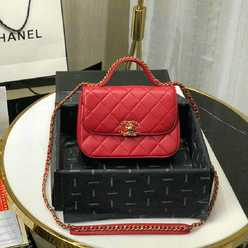 商品名称：シャネル CHANEL JS-CH0967R 2019年最新入荷 トップハンドル フラップバッグ 斜め掛け ショルダーバッグ ラムスキン レディースかばん
