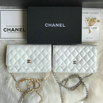 シャネル CHANEL JS-CH33814LGB 2019年最新入荷 クラシック チェーンウォレット 斜めがけ ショルダーバッグ フラップバッグ パテントレザー