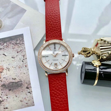 オメガ OMEGA  ZX-OMT19080 2019年最新入荷 chronometer クロノメーター ウォッチ レディース 腕時計 クォーツ 時計 ウィメンズ カレンダー付き 女性用