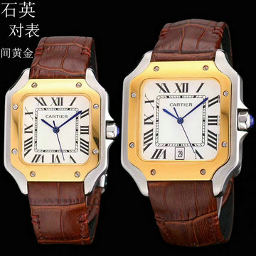 カルティエ CARTIER  ZX-CAT19034p 2019年最新入荷 腕時計 クォーツ ウォッチ メンズ レディース 時計 カップルタイプ 男女兼用 本革ベルト