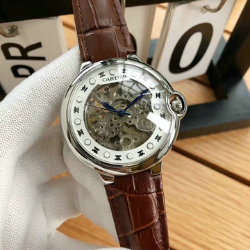 v　カルティエ CARTIER  ZX-CAT19041 2019年最新入荷 メンズ 腕時計 オートマチック ウォッチ 機械式 自動巻き 時計 男性用 本革ベルト