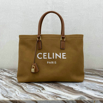 CELINE DDB-CE190062KF  セリーヌ 2020年最新入荷 ホリゾンタル カバ トップハンドルバッグ トートバッグ ショッピングバッグ レディースかばん キャンパス