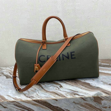 CELINE セリーヌ DDB-CE191412  2020年最新入荷 トートバッグ 2way ショルダーバッグ トラベルバッグ 旅行かばん テキスタイル カーフレザー