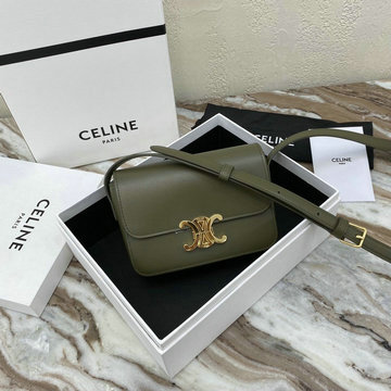 CELINE セリーヌ DDB-CE191903PGG 2020年最新入荷 トリオンフ スモール 斜め掛け ショルダーバッグ トラベルバッグ レディースかばん カーフレザー