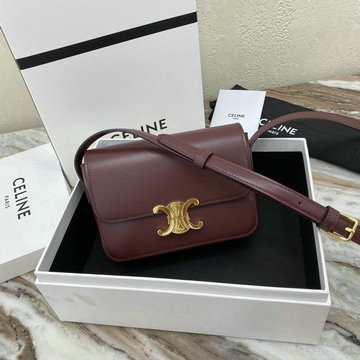 CELINE  セリーヌ DDB-CE191903PJH 2020年最新入荷 トリオンフ スモール 斜め掛け ショルダーバッグ トラベルバッグ レディースかばん カーフレザー