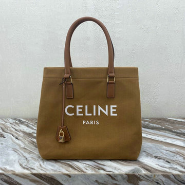 CELINE DDB-CE192162T セリーヌ 2020年最新入荷 ホリゾンタル カバ トップハンドルバッグ トートバッグ ショッピングバッグ レディースかばん キャンパス