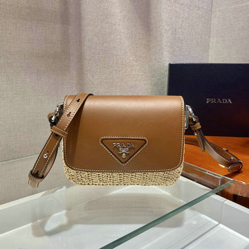 プラダ PRADA DDB-PD1BD243  2020年最新入荷 斜め掛け ショルダーバッグ レディースかばん フラップバッグ カーフレザー