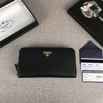 プラダ PRADA JS-PD1ML506SK 2020年最新入荷 ジッピーウォレット ファスナー長財布 カーフレザー