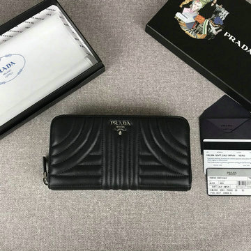 プラダ PRADA JS-PD1ML506X 2020年最新入荷 ジッピーウォレット ファスナー長財布 カーフレザー