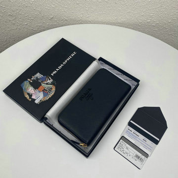 プラダ PRADA JS-PD1ML506ZK 2020年最新入荷 ジッピーウォレット ファスナー長財布 カーフレザー