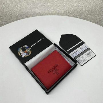 プラダ PRADA JS-PD1MV204ZR 2020年最新入荷 二つ折り短財布 ショートウォレット カードケース カーフレザー