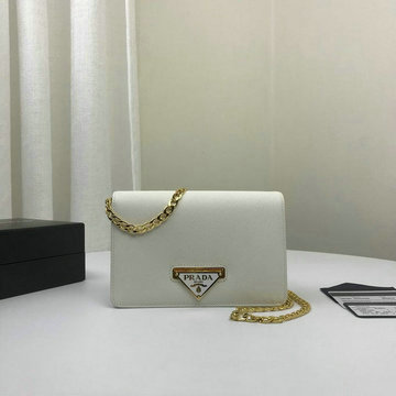 プラダ PRADA JS-PD1BP006DB 2020年最新入荷 チェーンウォレット 斜め掛け ショルダーバッグ レディースかばん カーフレザー
