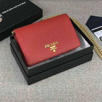 プラダ PRADA JS-PD1BP006ZR 2020年最新入荷 チェーンウォレット 斜め掛け ショルダーバッグ レディースかばん カーフレザー