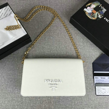 プラダ PRADA JS-PD1BP012B  2020年最新入荷 チェーンウォレット 斜め掛け ショルダーバッグ レディースかばん カーフレザー