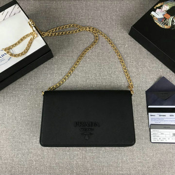 プラダ PRADA JS-PD1BP012K 2020年最新入荷 チェーンウォレット 斜め掛け ショルダーバッグ レディースかばん カーフレザー