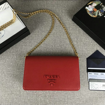 プラダ PRADA JS-PD1BP012R 2020年最新入荷 チェーンウォレット 斜め掛け ショルダーバッグ レディースかばん カーフレザー