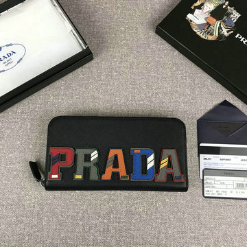 プラダ PRADA JS-PD2ML317Z 2020年最新入荷 ジッピーウォレット ファスナー長財布 カーフレザー