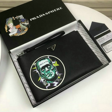 プラダ PRADA  JS-PD2NH005R 2020年最新入荷 手持ちかばん クラッチバッグ セカンドバッグ カーフレザー