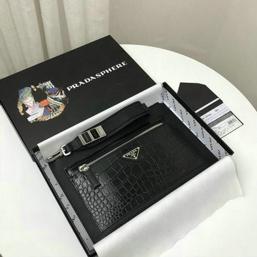 プラダ PRADA JS-PD2NH009E  2020年最新入荷 手持ちかばん クラッチバッグ セカンドバッグ カーフレザー