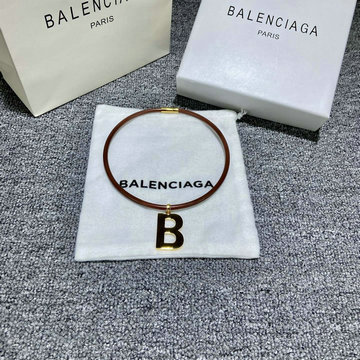 バレンシアガ BALENCIAGA CZ-BAXL20002 2020年最新入荷 B ロゴ モチーフ ネックレス アクセサリー ジュエリー エラスティック